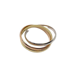Cartier 18-karat gold Trinity ring