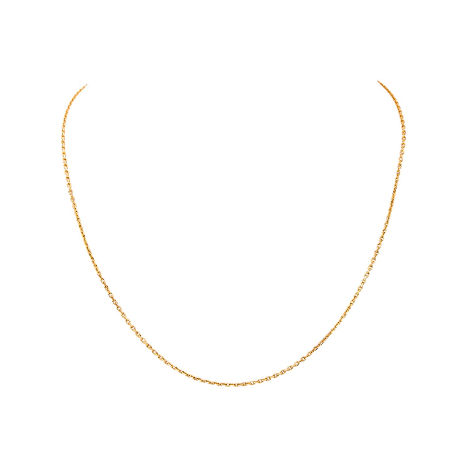 Yellow Gold Forçat Link Necklace