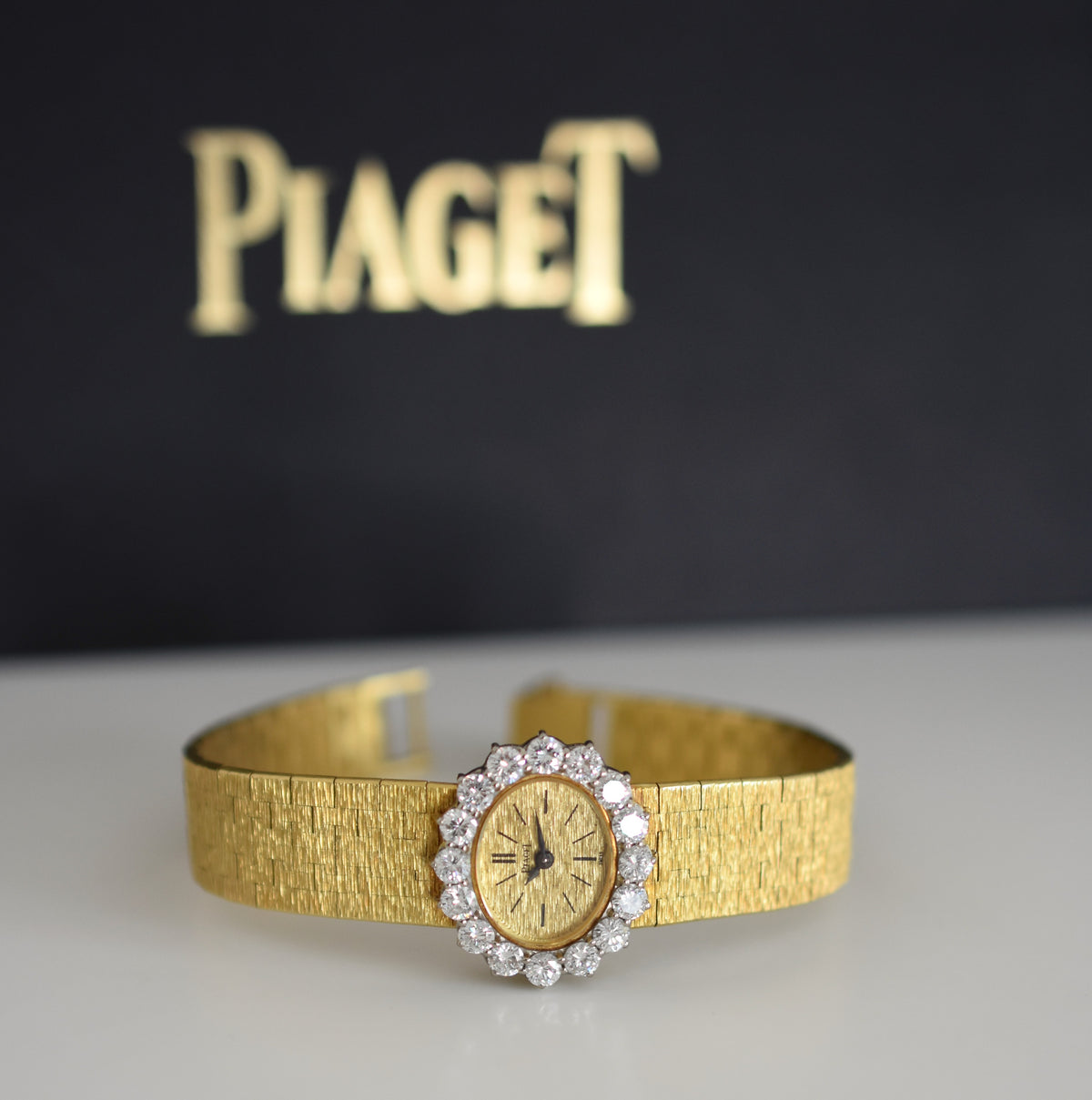 PIAGET watch in yellow gold and diamonds