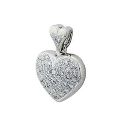 White Gold and Diamond Pendant