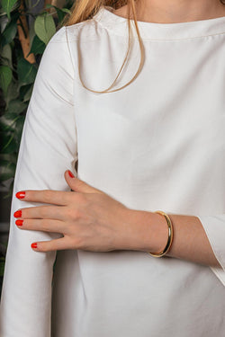 Yellow Gold Bangle Bracelet