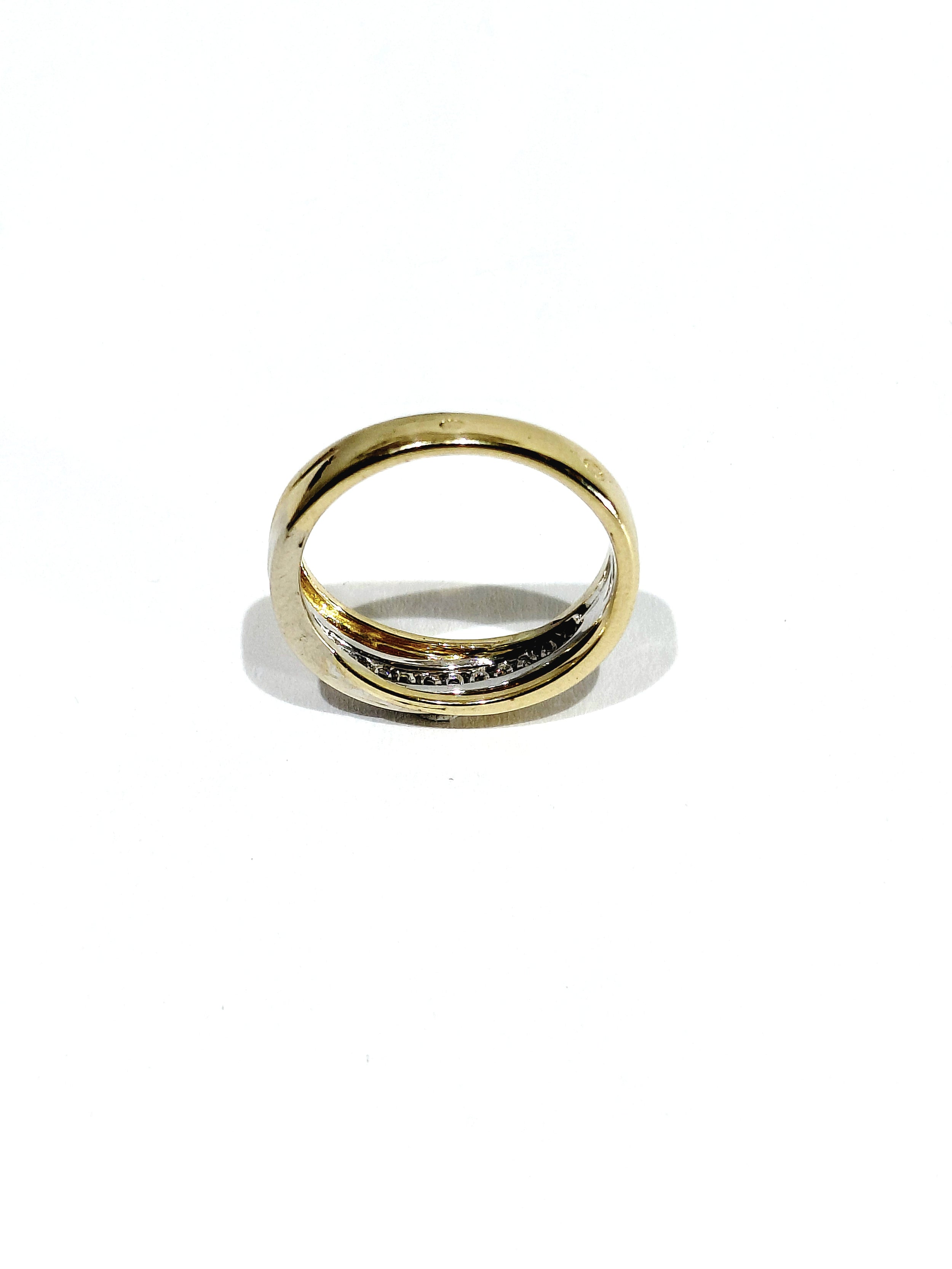 Yellow Gold and Diamond Ring