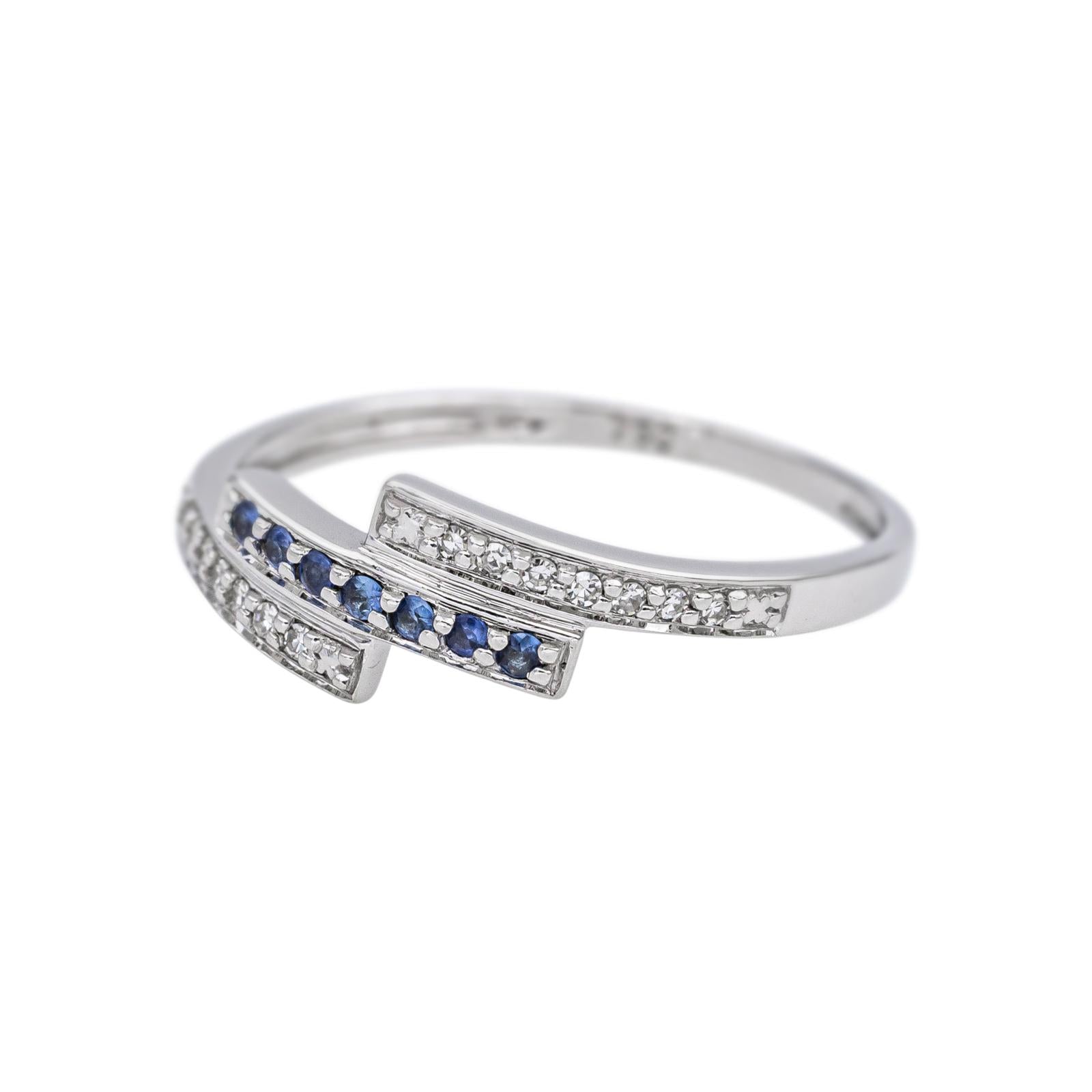 Bague  Or blanc  Diamant