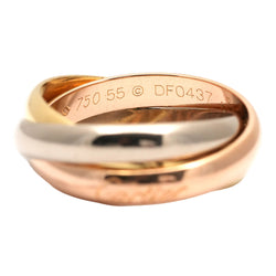 CARTIER "Trinity" Wedding band in white gold, yellow gold, and rose gold