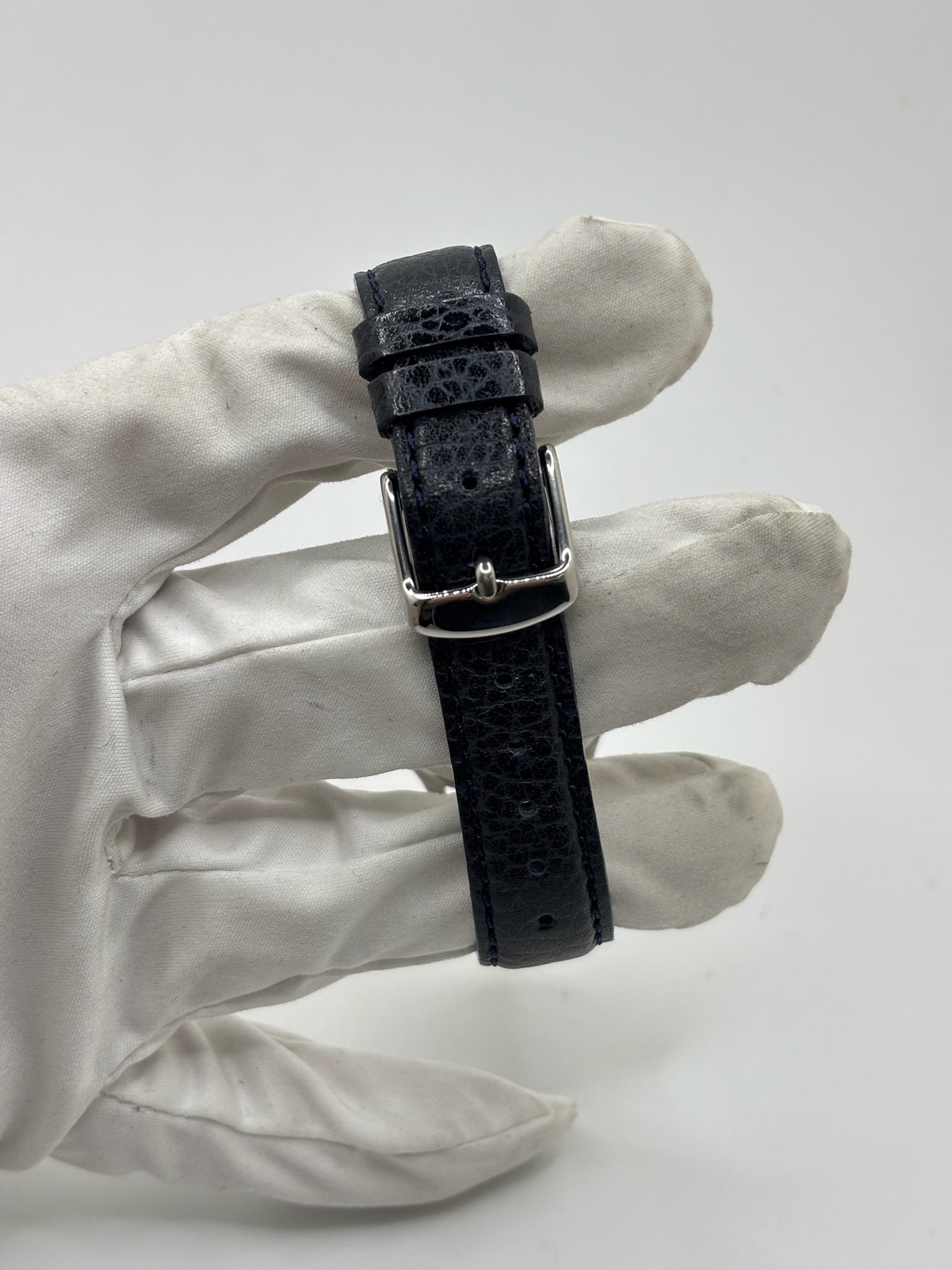 JAEGER-LECOULTRE Watch in Steel and Leather