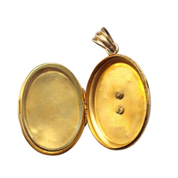 Yellow Gold and Pearl Pendant