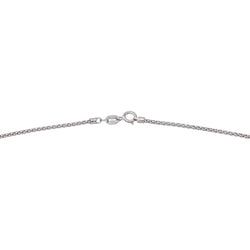 White gold necklace