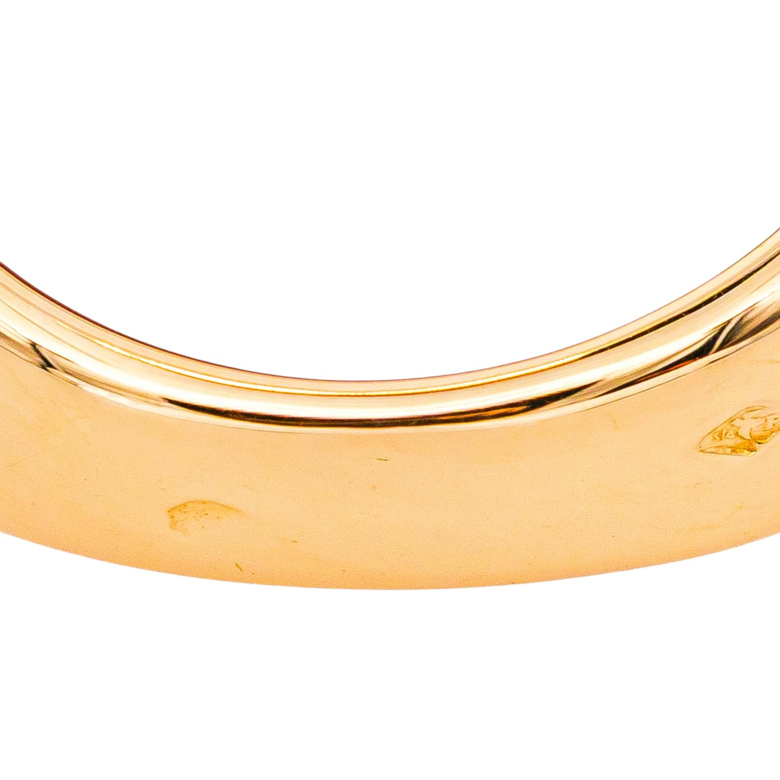 Yellow gold Ruby Signet ring