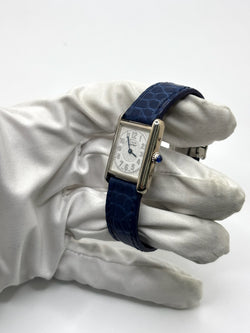 CARTIER Tank Must Watch in Silver