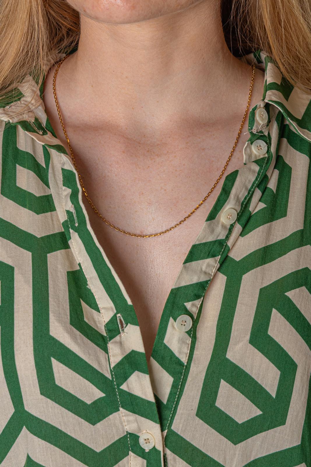 Yellow Gold Forçat Link Necklace