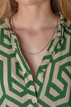 Yellow Gold Forçat Link Necklace