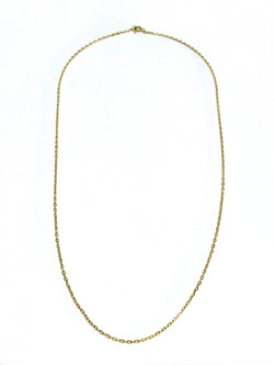 Yellow gold Forçat-link chain