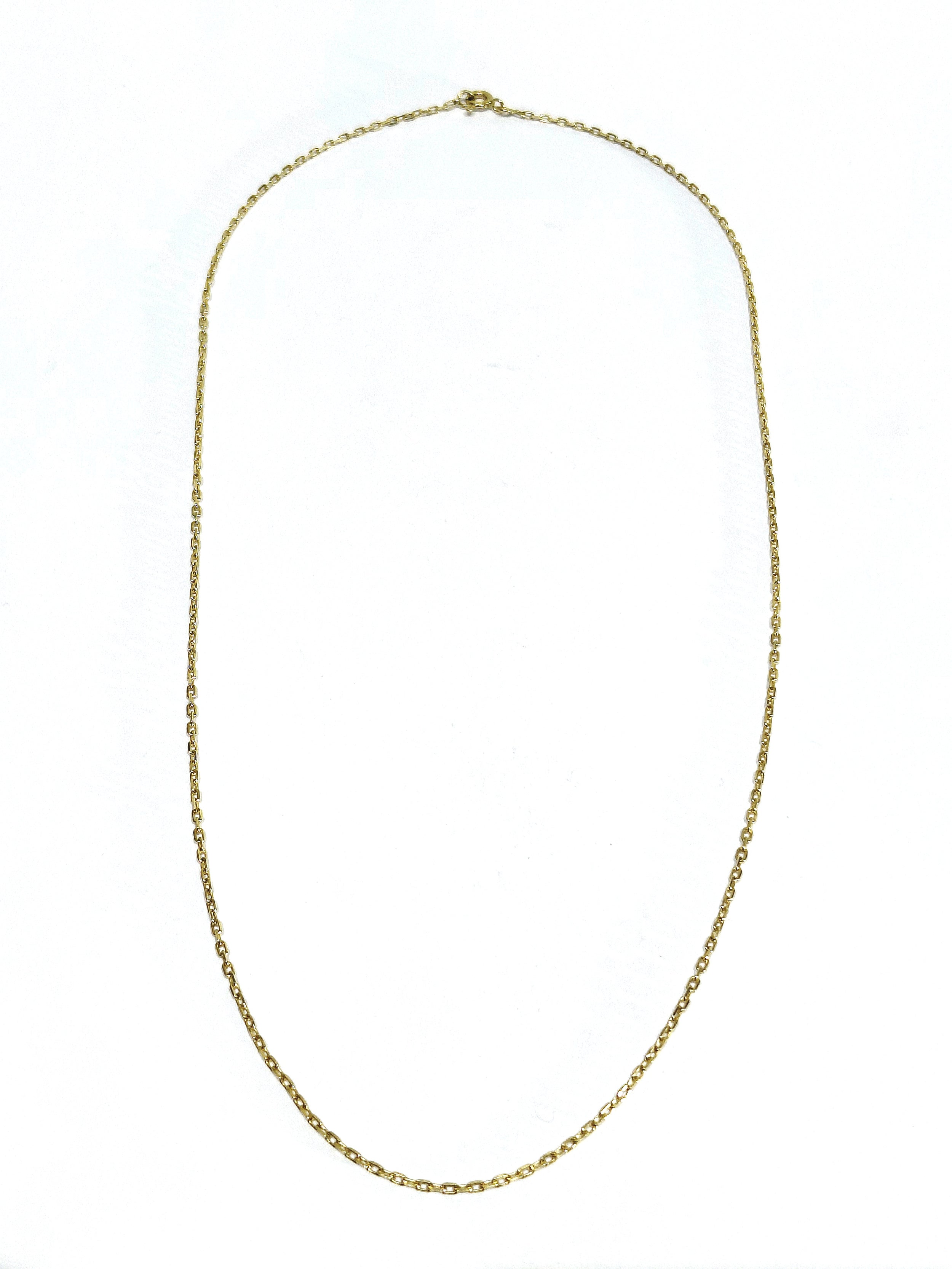 Yellow gold Forçat-link chain