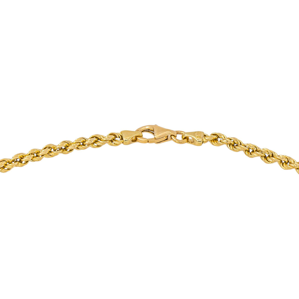 Yellow Gold Rope-Link Necklace