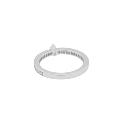 Bague Chaumet "Triomphe de Chaumet", platine, diamants.