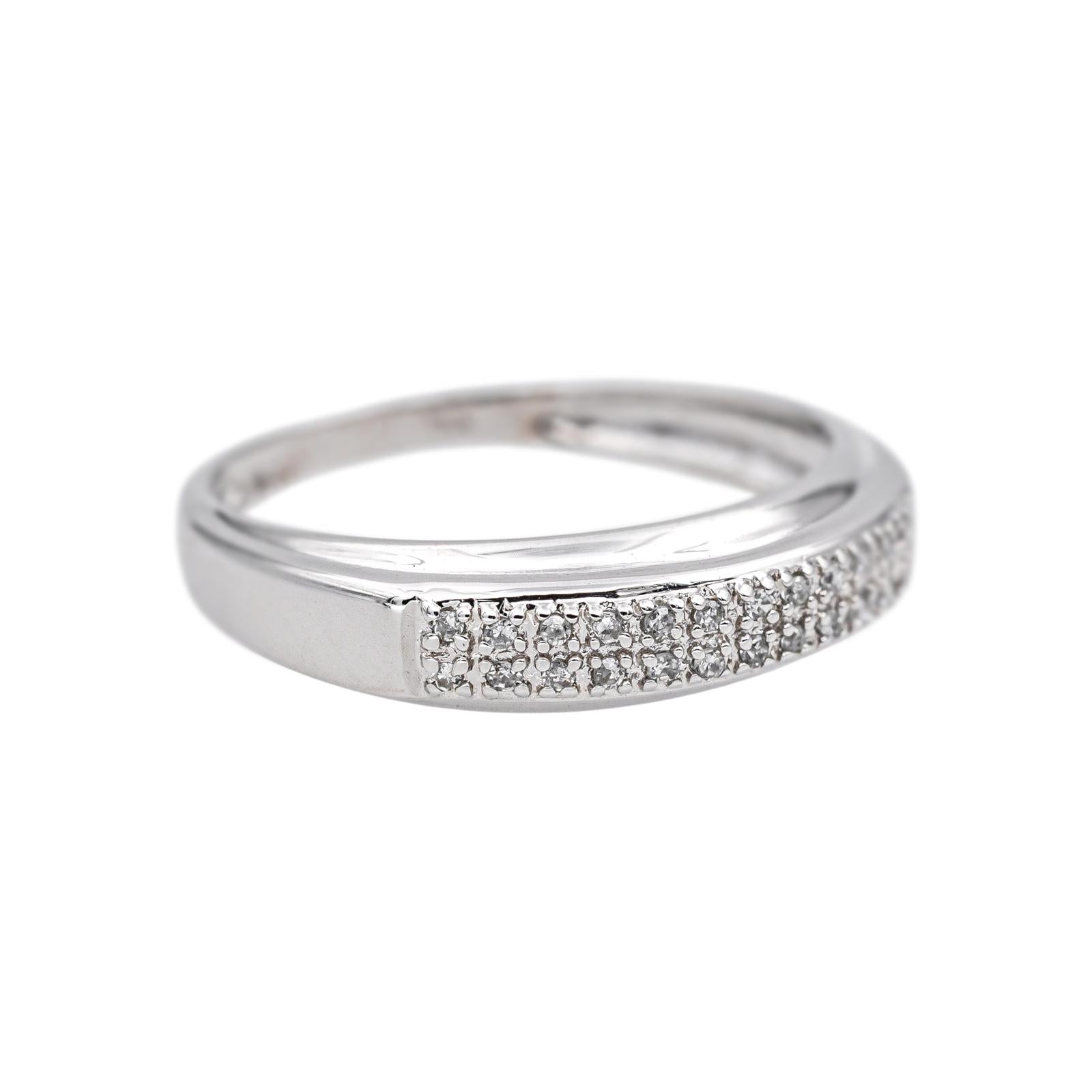 White Gold Diamond Ring