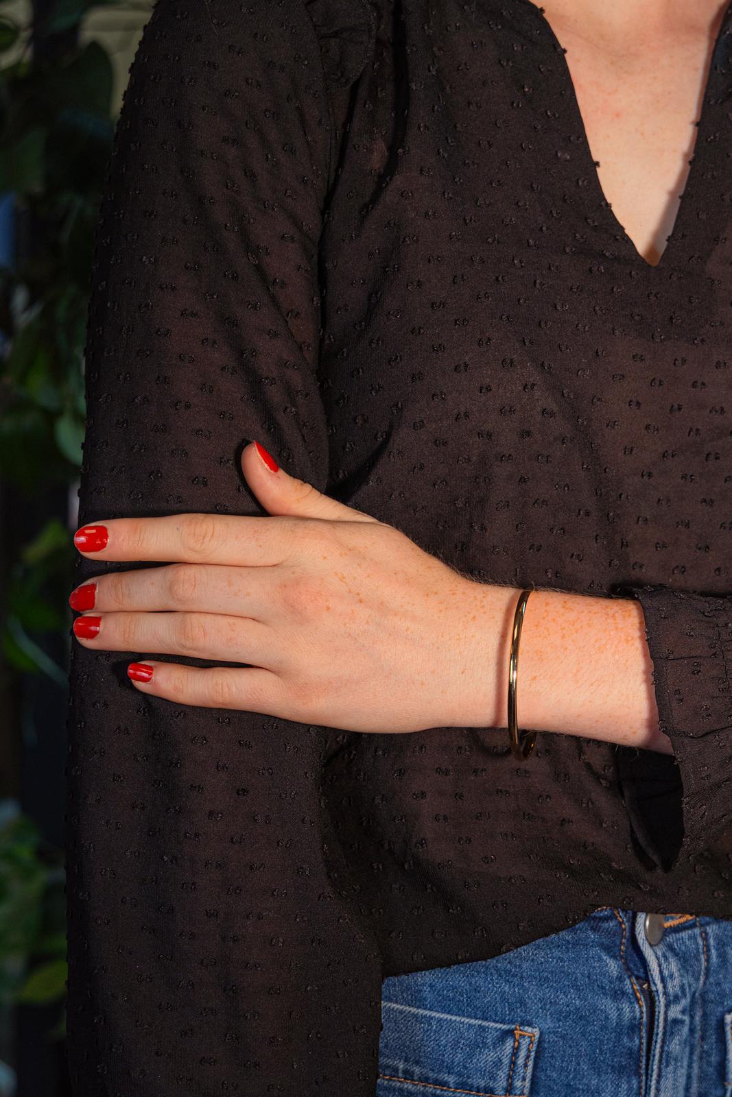 Yellow Gold Bangle Bracelet