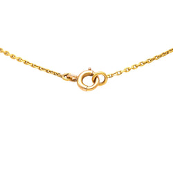 Yellow Gold Necklace with Watch, Ruby, and Diamonds