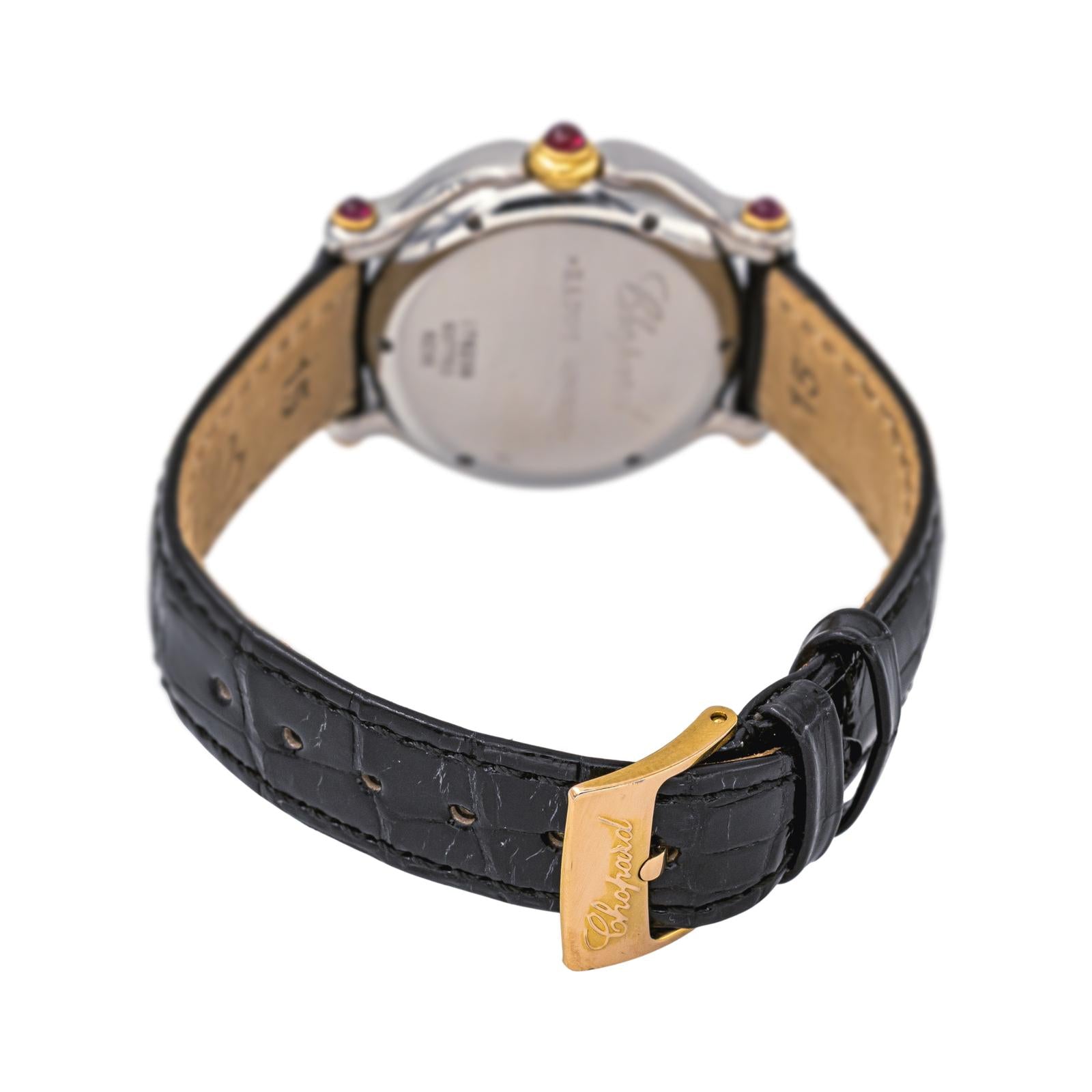 Chopard Happy Sport Watch, Stainless Steel, Ruby
