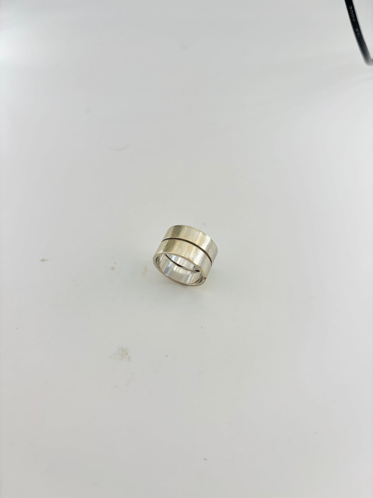 DINH VAN "Seventies" GM Band Ring in White Gold