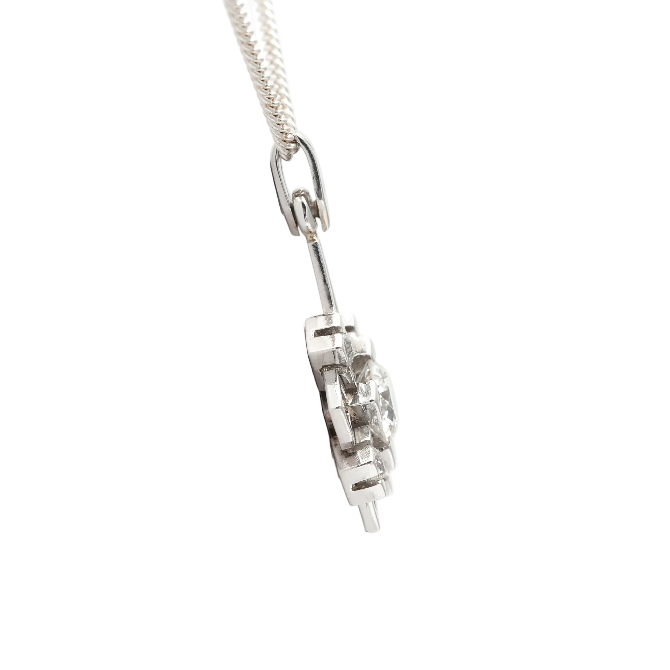 Platinum and Diamond Pendant