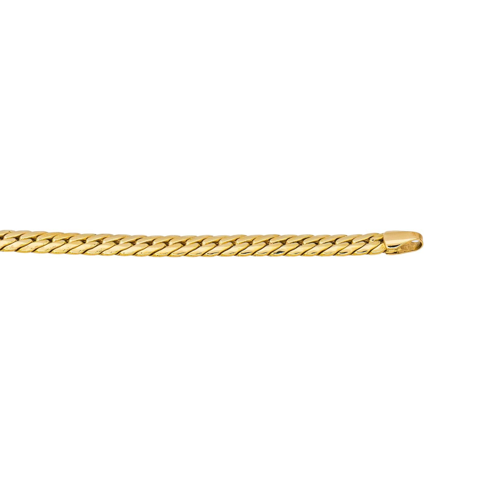 Yellow Gold English Link Necklace