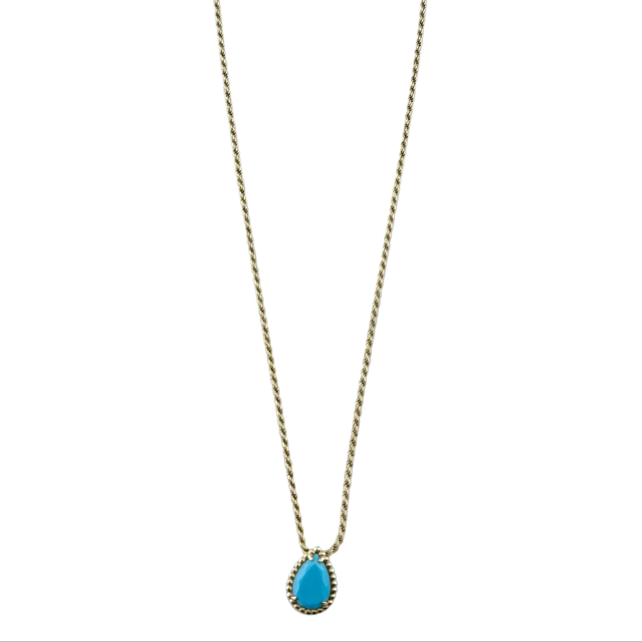 BOUCHERON "Serpent Bohème" Pendant Necklace in yellow gold and turquoise