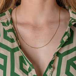 Yellow Gold Forçat Link Necklace