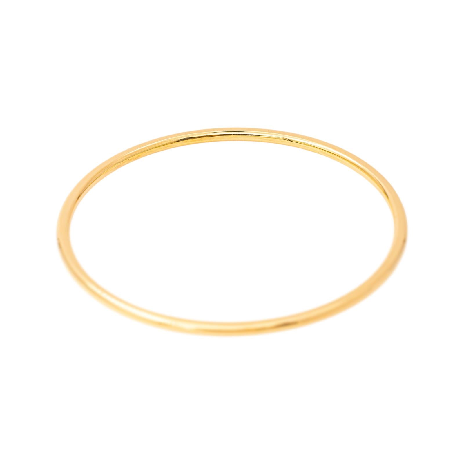 Yellow Gold Bangle Bracelet