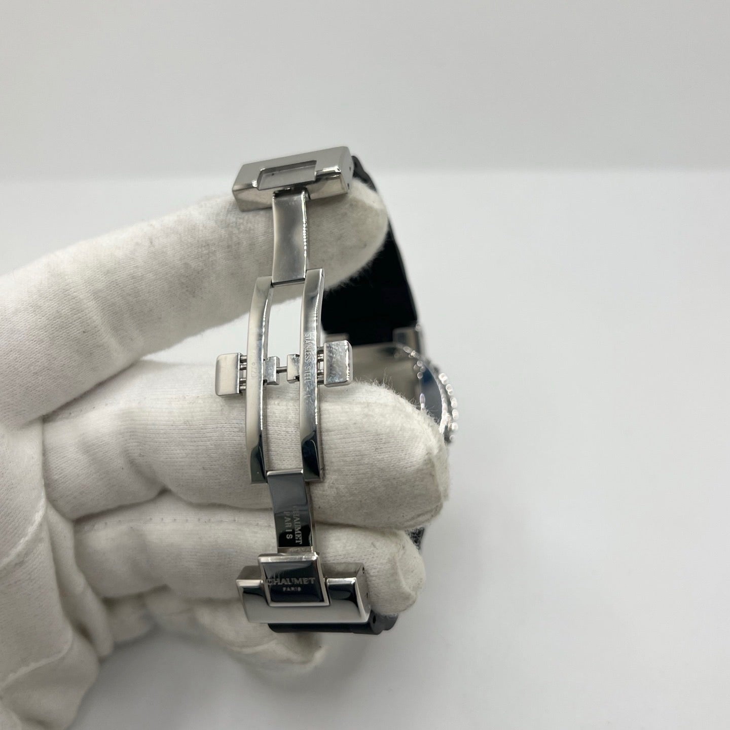 CHAUMET "Class One" Watch in Steel and Rubber