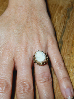 Rose gold Cameo Ring