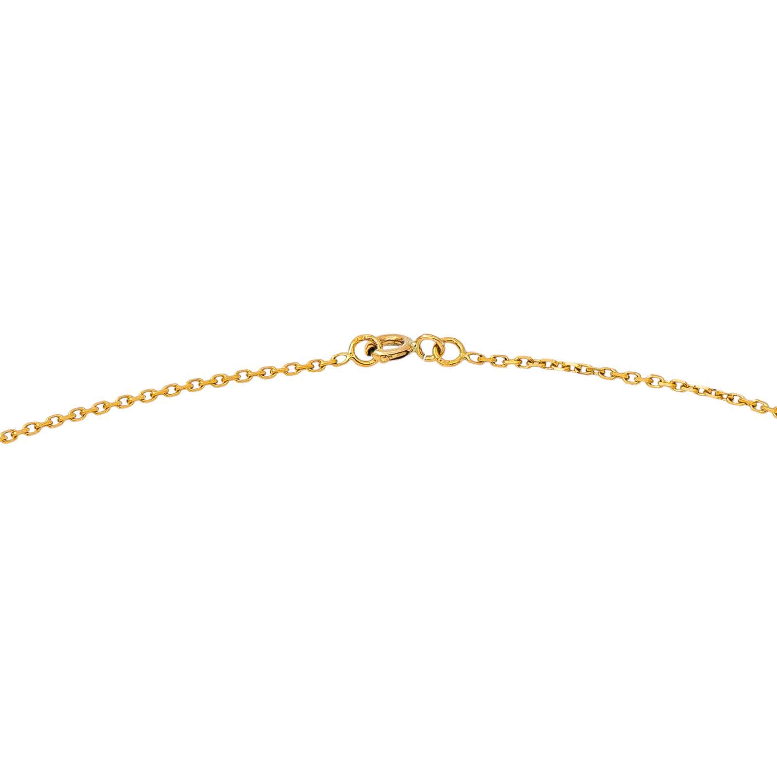 Yellow Gold Forçat Link Necklace