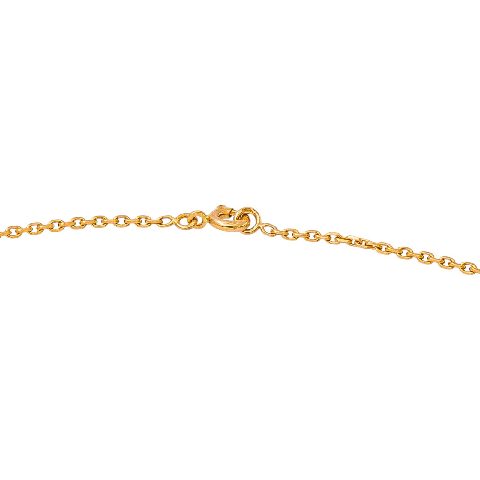 Yellow Gold Forçat Link Necklace