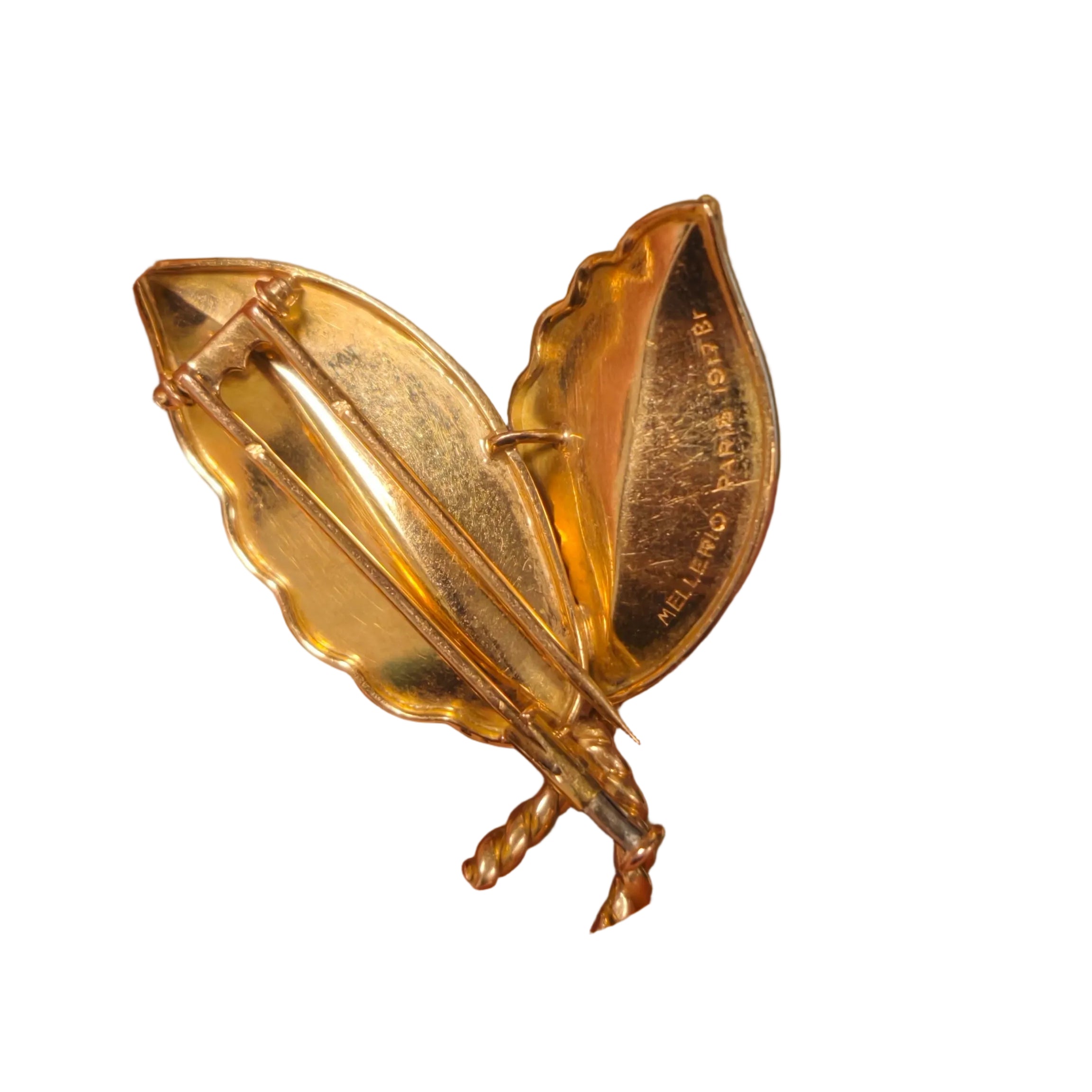 MELLERIO brooch in yellow gold