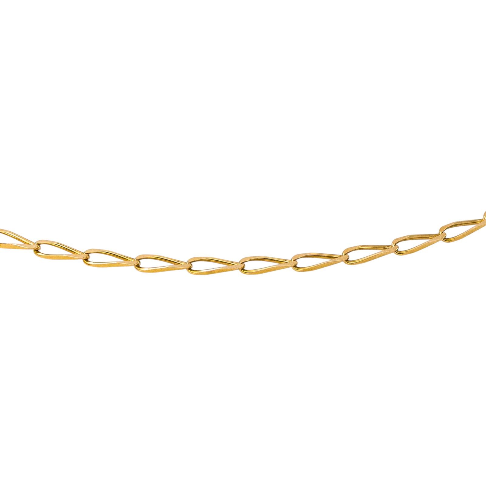 Yellow Gold Horse-Link Necklace