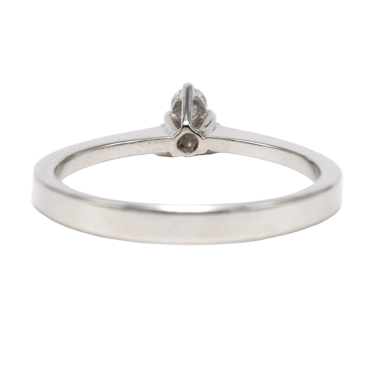 Trilogy Ring in White Gold and Diamonds