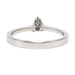 Trilogy Ring in White Gold and Diamonds