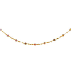 Collier  Or jaune Saphir