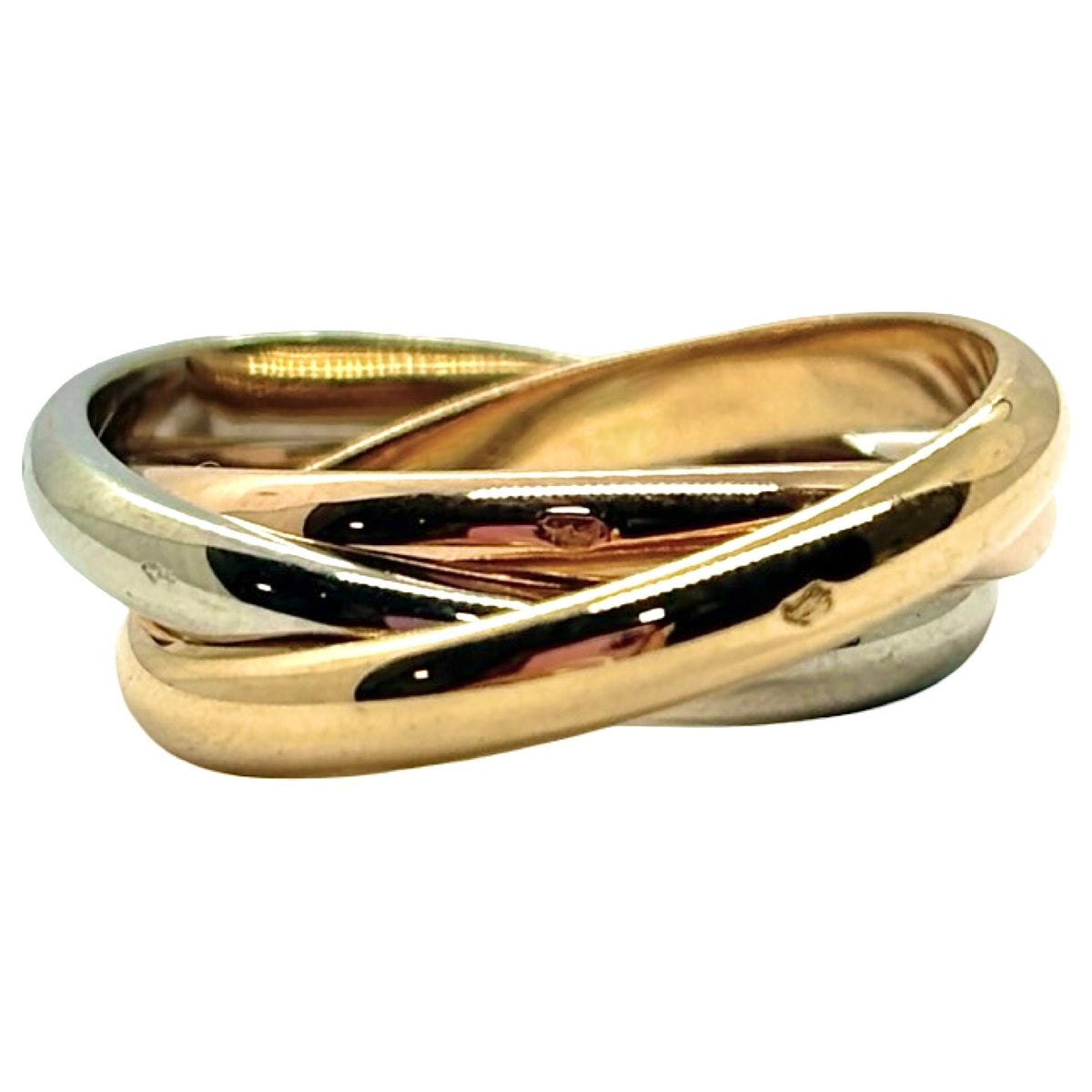 Wedding Band in White gold, Yellow gold, and Rose gold