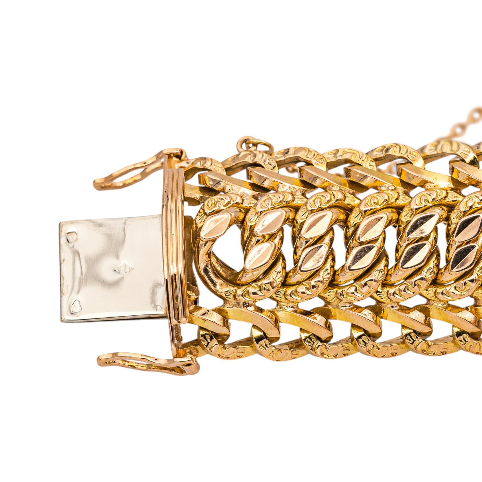 Bracelet American Link Rose gold