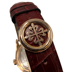 Patek Philippe "Calatrava 6000R-001" Watch in Rose gold and Leather