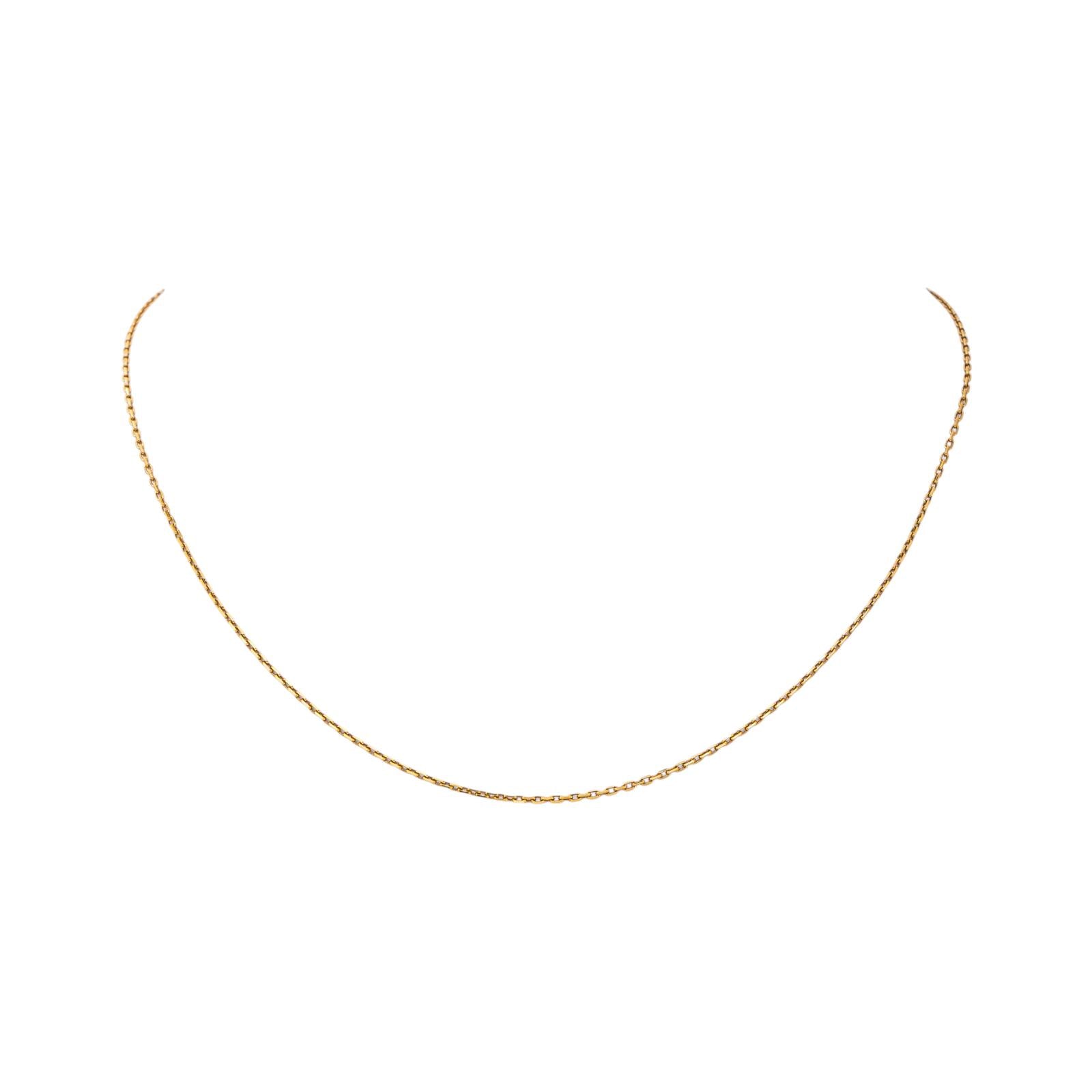 Yellow Gold Forçat Link Necklace