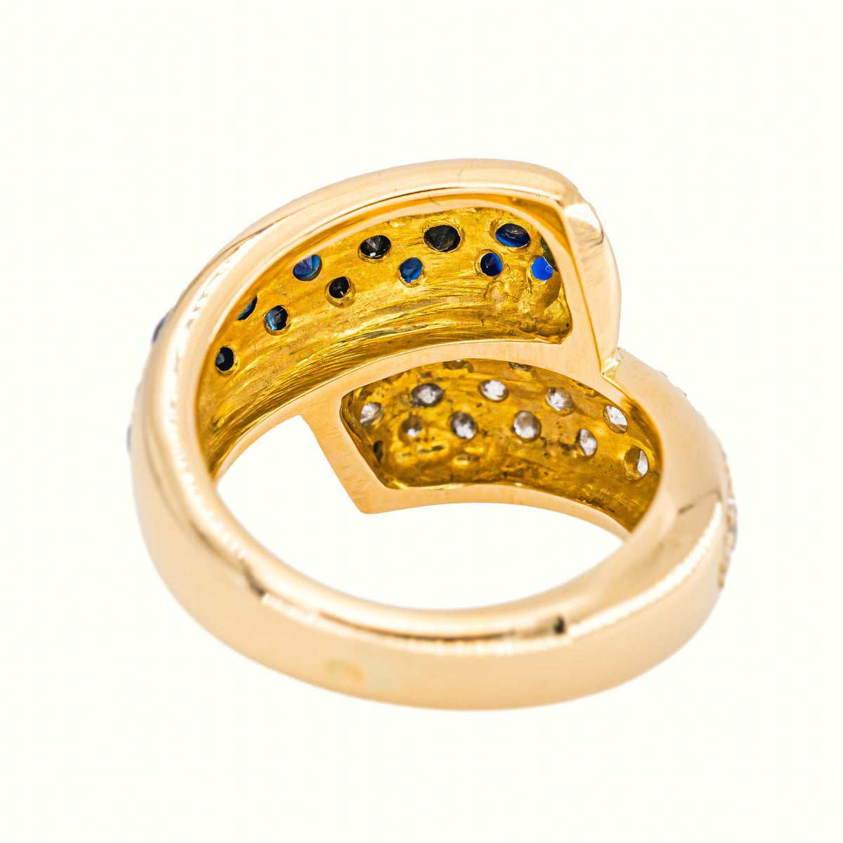 Yellow gold Sapphire Ring