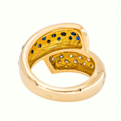 Yellow gold Sapphire Ring