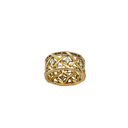 DIOR "My Dior" GM Ring in yellow gold and diamonds