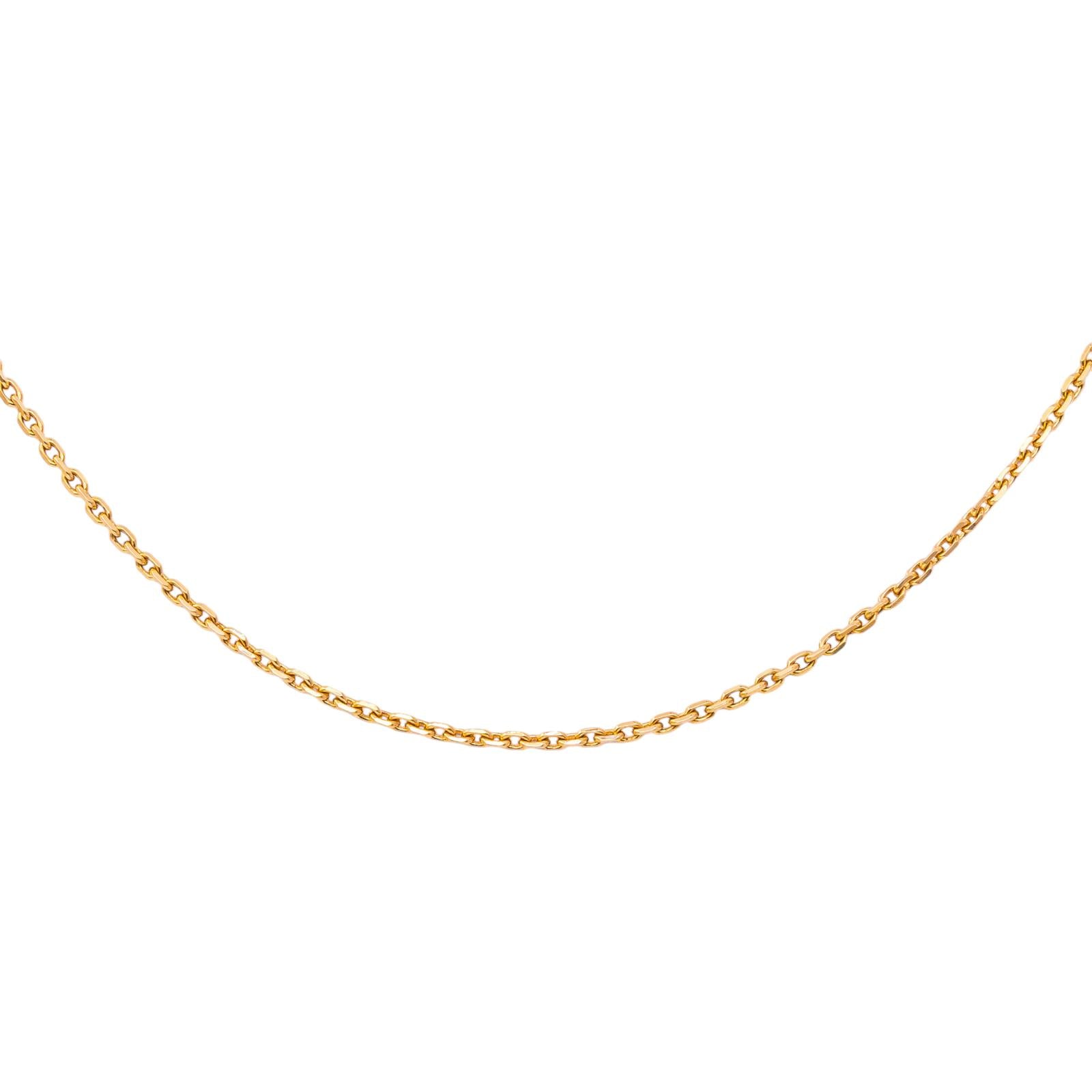Yellow Gold Forçat Link Necklace