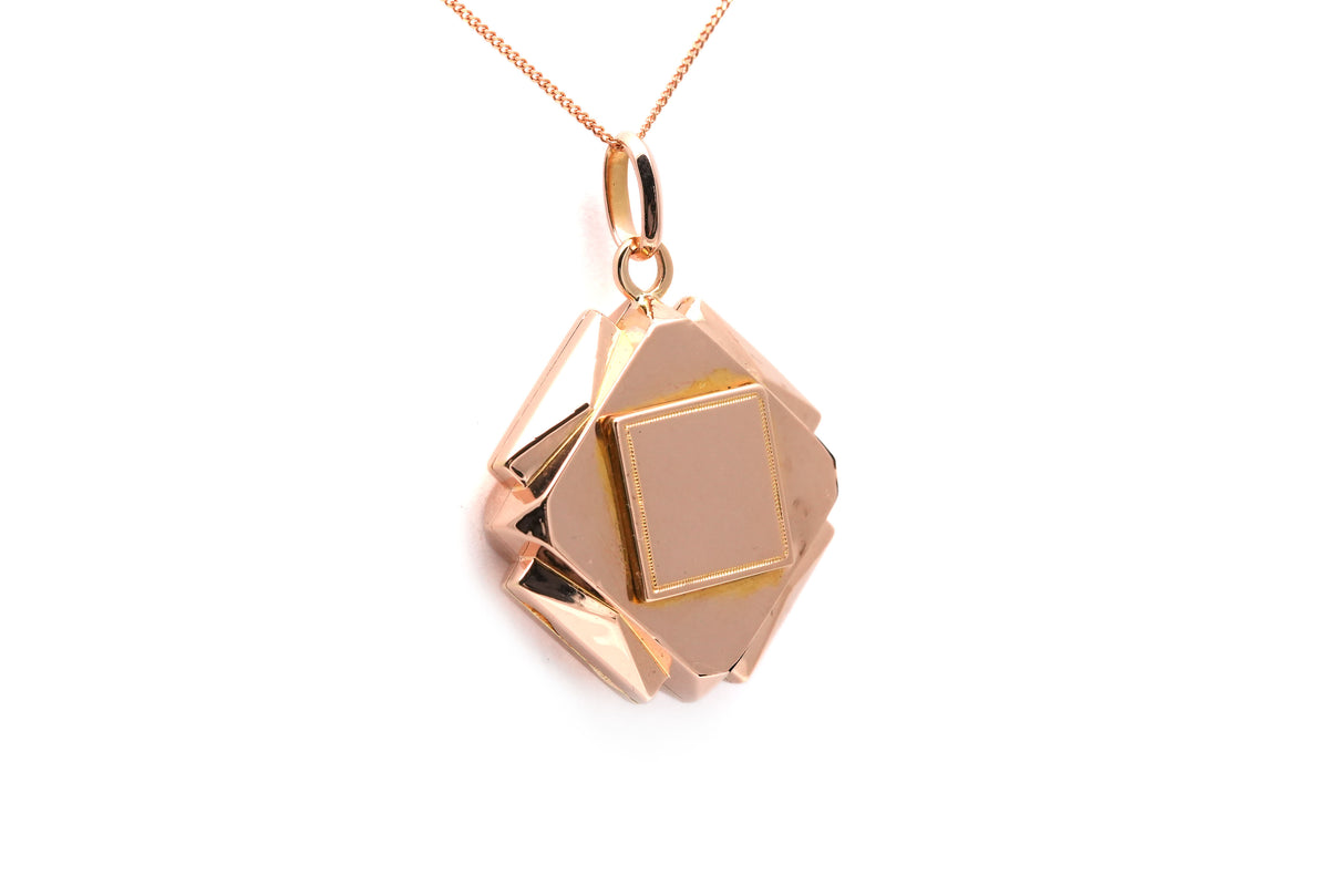 Pendentif en or rose