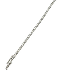 "Ligne" Bracelet in White Gold and Diamonds