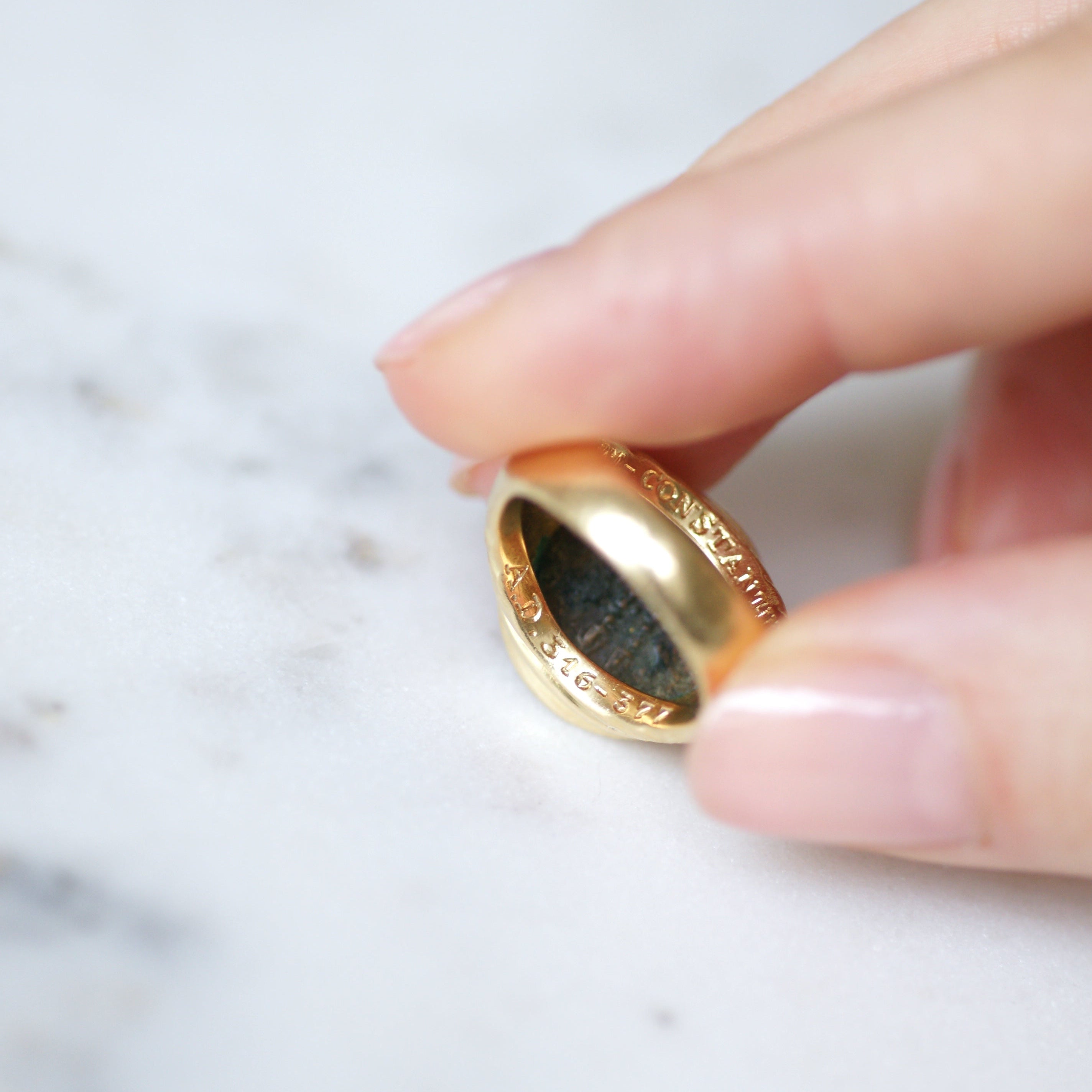 Ring BULGARI "Monete" in yellow gold