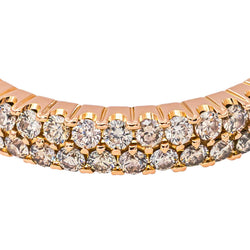 American-Style Rose Gold Diamond Wedding Band